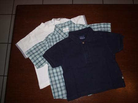 lot de 3 hauts